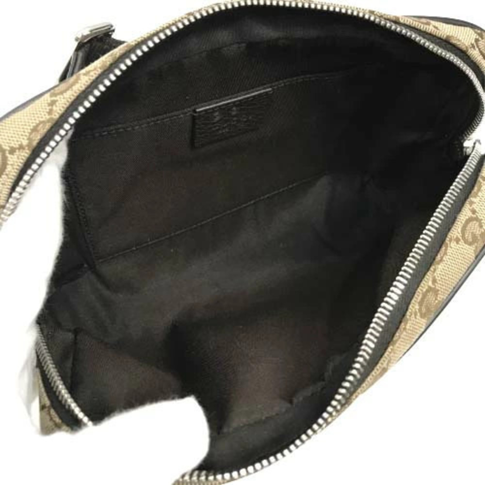 Gucci GG Body Bum Crossbody Belt Bag Waist Crossbody Leather Brown - Picture 9 of 10